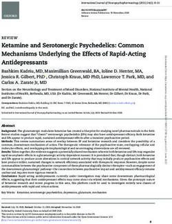Ketamine and Serotonergic Psychedelics: Common Mechanisms Underlying the Effects of Rapid-Acting Antidepressants - Oxford Academic ...