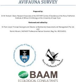 AVIFAUNA SURVEY - (SKA) South Africa