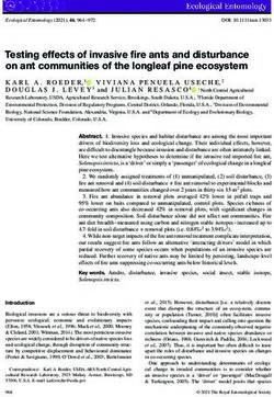 Testing effects of invasive fire ants and disturbance on ant communities of the longleaf pine ecosystem