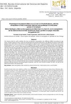 RICYDE. Revista Internacional de Ciencias del Deporte doi: 10.5232/ricyde Rev. Int. cienc. deporte