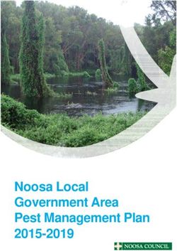 Noosa Local Government Area Pest Management Plan 2015-2019