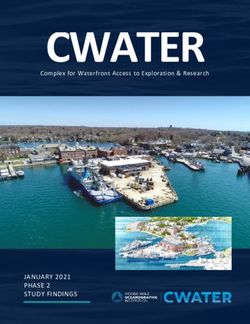 CWATER - JANUARY 2021 PHASE 2 STUDY FINDINGS - Woods Hole ...