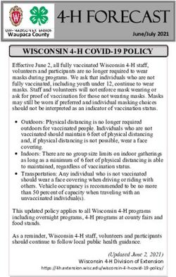 4-H Forecast - Extension Waupaca County
