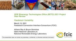 DOE Bioenergy Technologies Office (BETO) 2021 Project Peer Review Feedstock Variability