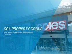 SCA PROPERTY GROUP First Half FY18 Results Presentation 6 February 2018 - Open Briefing