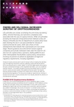 FINCEN AND DOJ SIGNAL INCREASED SCRUTINY OF CRYPTOCURRENCIES