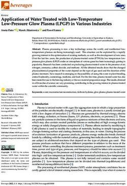 Application of Water Treated with Low-Temperature Low-Pressure Glow Plasma (LPGP) in Various Industries - MDPI