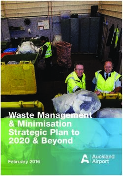 Waste Management & Minimisation Strategic Plan to 2020 & Beyond - February 2016