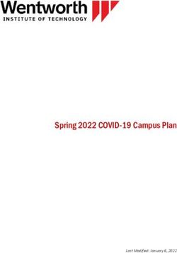Spring 2022 COVID-19 Campus Plan - Wentworth Institute of ...