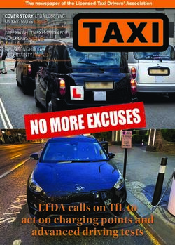 LTDA CALLS ON TFL TO ACT ON CHARGING POINTS AND ADVANCED DRIVING TESTS