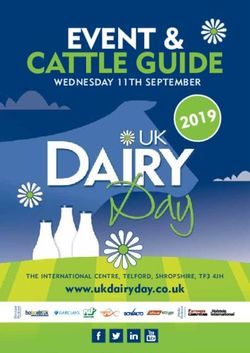 EVENT & CATTLE GUIDE - www.ukdairyday.co.uk - WEDNESDAY 11TH SEPTEMBER - UK Dairy Day