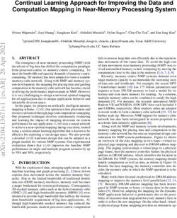 Continual Learning Approach for Improving the Data and Computation Mapping in Near-Memory Processing System