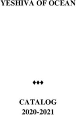 YESHIVA OF OCEAN - CATALOG 2020-2021