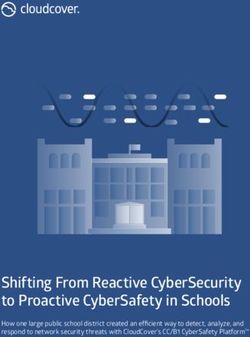 SHIFTING FROM REACTIVE CYBERSECURITY TO PROACTIVE CYBERSAFETY IN SCHOOLS - HOW ONE LARGE PUBLIC SCHOOL DISTRICT CREATED AN EFFICIENT WAY TO ...