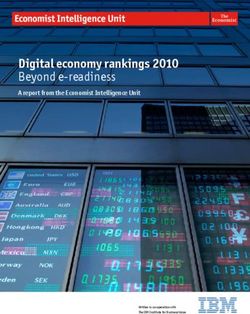 Digital economy rankings 2010 - Beyond e-readiness A report from the Economist Intelligence Unit