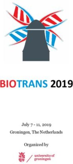 BIOTRANS 2019 July 7 - 11, 2019 Groningen, The Netherlands Organized by
