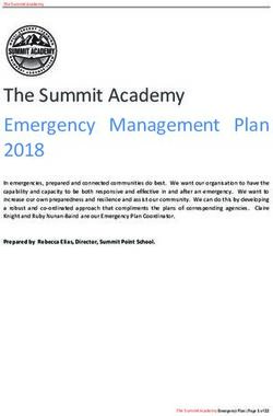 The Summit Academy Emergency Management Plan 2018