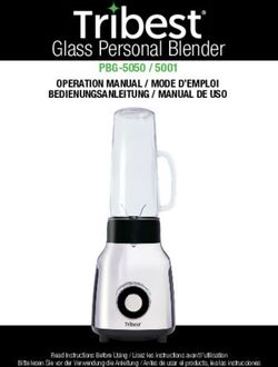 Glass Personal Blender - PBG-5050 / 5001 - Glimja