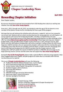Chapter Leadership News - AMERICAN GUILD OF ORGANISTS