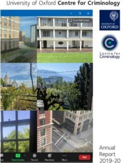 University of Oxford Centre for Criminology