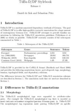 TÜBA-D/DP STYLEBOOK - GITHUB PAGES