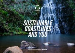 SUSTAINABLE COASTLINES AND YOU - Sponsorship Information May 2018