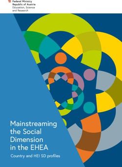 Mainstreaming the Social Dimension in the EHEA - Country and HEI SD profiles - European ...