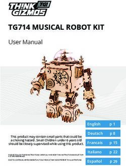 TG714 MUSICAL ROBOT KIT - User Manual - Think Gizmos