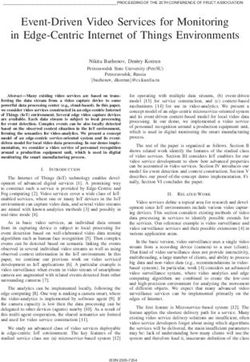 Event-Driven Video Services for Monitoring in Edge-Centric Internet of Things Environments - fruct