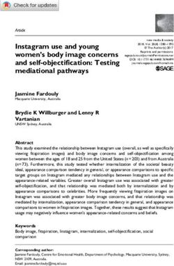 Instagram use and young women's body image concerns and self-objectification: Testing mediational pathways