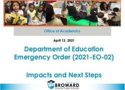 Department of Education Emergency Order (2021-EO-02) Impacts and Next Steps - Office of Academics - Broward County Public Schools