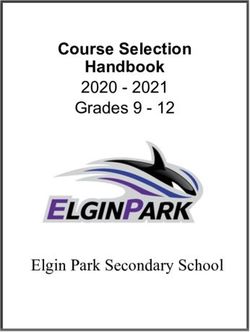 Course Selection Handbook 2020 - 2021 Grades 9 12 - Elgin Park Secondary School - Surrey Schools