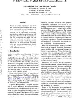 W-RST: Towards a Weighted RST-style Discourse Framework