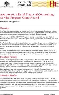 2021 to 2024 Rural Financial Counselling Service Program Grant Round