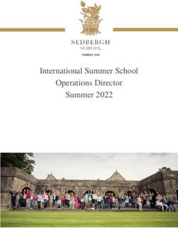 International Summer School Operations Director Summer 2022