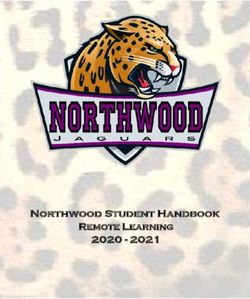 Northwood Student Handbook Remote Learning 2020 2021 - Page 2 of 47