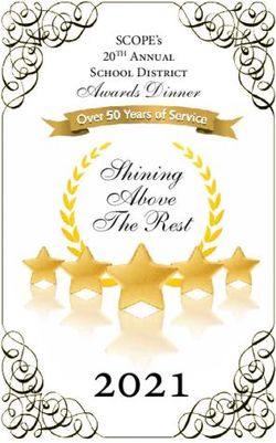 2021 Shining Above The Rest Awards Dinner - SCOPE Education Services