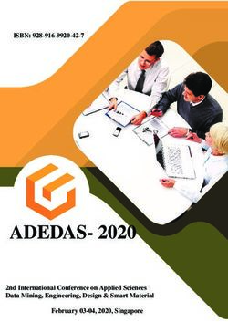 ADEDAS- 2020 - ISBN: 928-916-9920-42-7 - 2nd International Conference on Applied Sciences Data Mining, Engineering, Design & Smart Material ...