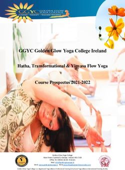 GGYC Golden Glow Yoga College Ireland - Hatha, Transformational & Vinyasa Flow Yoga Course Prospectus 2021-2022