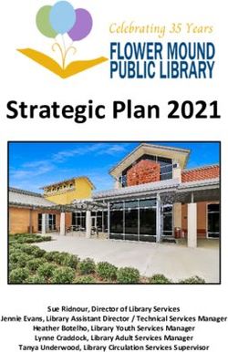 Strategic Plan 2021 - Flower Mound, TX