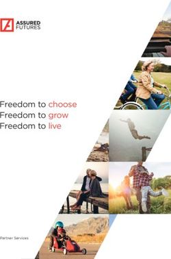 Freedom to choose Freedom to grow Freedom to live - Assured Futures