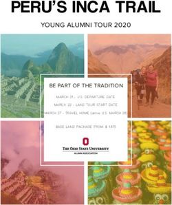 PERU'S INCA TRAIL YOUNG ALUMNI TOUR 2020 - BE PART OF THE TRADITION - The Ohio State University