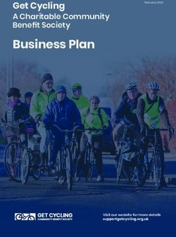Business Plan Get Cycling A Charitable Community Benefit Society - Visit our website for more details supportgetcycling.org.uk - Ethex