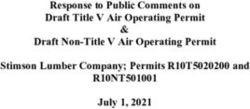 Response to Public Comments on Draft Title V Air Operating Permit & - Draft Non-Title V Air Operating Permit Stimson Lumber Company; Permits ...