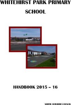 WHITEHIRST PARK PRIMARY SCHOOL - HANDBOOK 2015 16