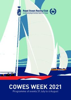 COWES WEEK 2021 Programme of events 31 July to 6 August - Royal Ocean Racing Club