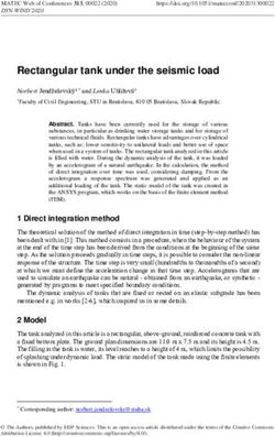 Rectangular tank under the seismic load - MATEC Web of ...