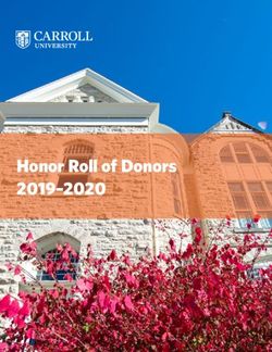 Honor Roll of Donors 2019-2020 - Carroll University