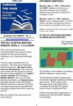 VIRTUAL CHAPTER MEETING - MONDAY, APRIL 5, 1-3 on ZOOM