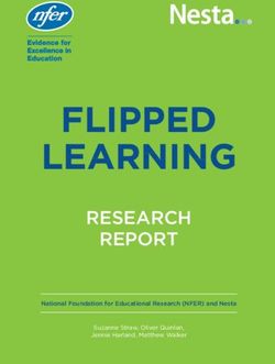FLIPPED LEARNING RESEARCH REPORT - National Foundation for Educational Research (NFER) and Nesta